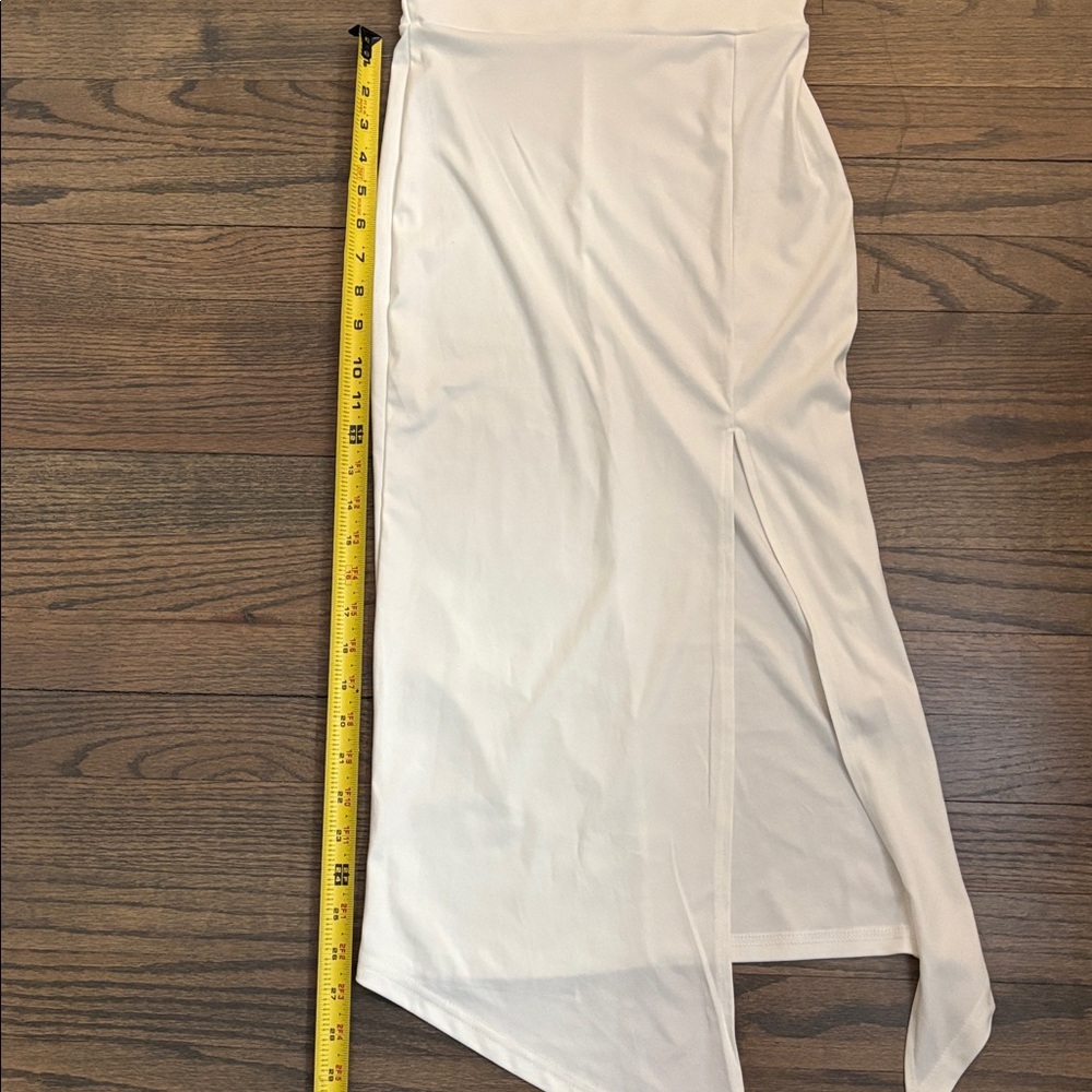 SHEIN Cream Midi Dress - Picture 5 of 12